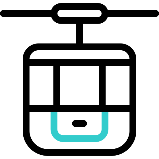 teleférico Basic Accent Outline icono