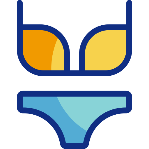 Swimwear Basic Accent Lineal Color icon