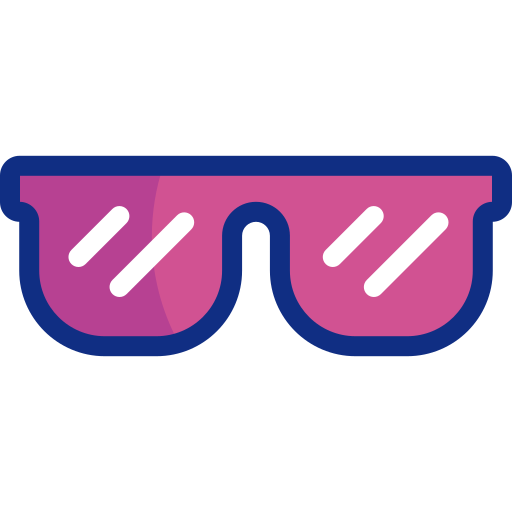 Sunglasses Basic Accent Lineal Color icon