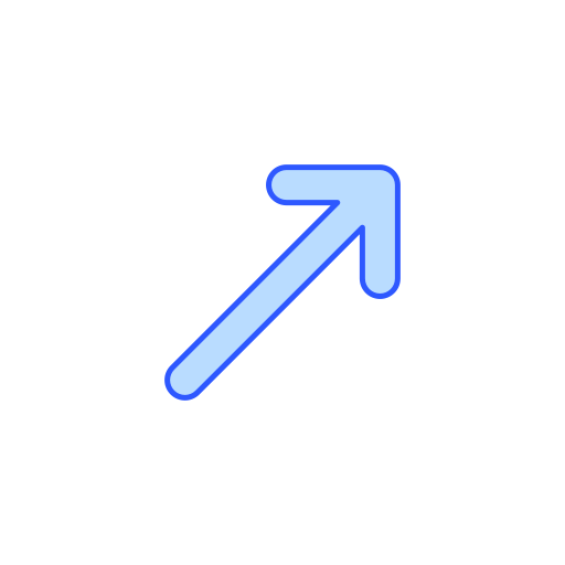 Up right Generic color lineal-color icon