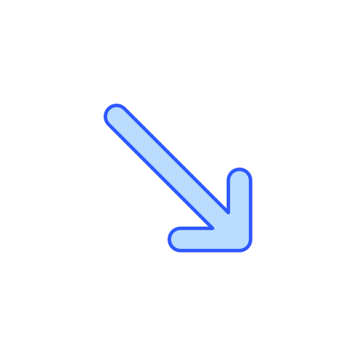 Down right Generic color lineal-color icon
