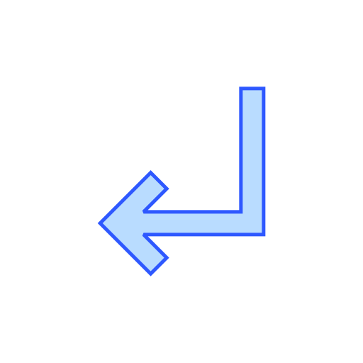 Turn left Generic color lineal-color icon