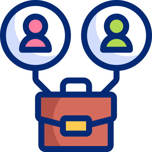 Employee engagement Basic Accent Lineal Color icon