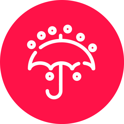 Umbrella Generic color fill icon