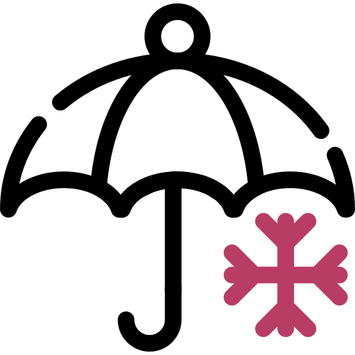 paraguas Generic color outline icono