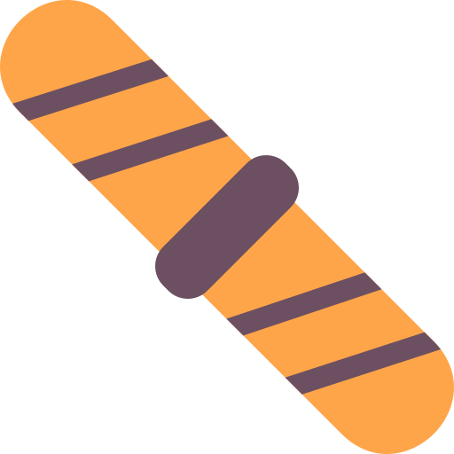 Snowboard Generic color fill icon