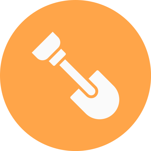 Shovel Generic color fill icon