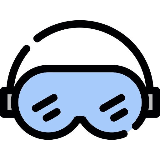 gafas de esquí Generic color lineal-color icono
