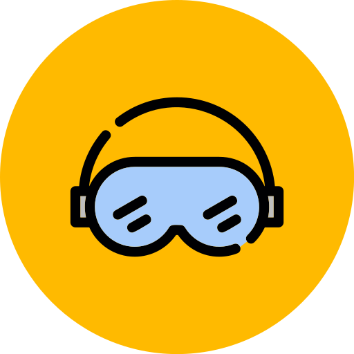 skibrille Generic color lineal-color icon