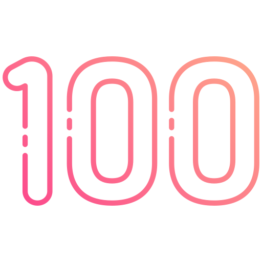 100 Generic gradient outline ikona