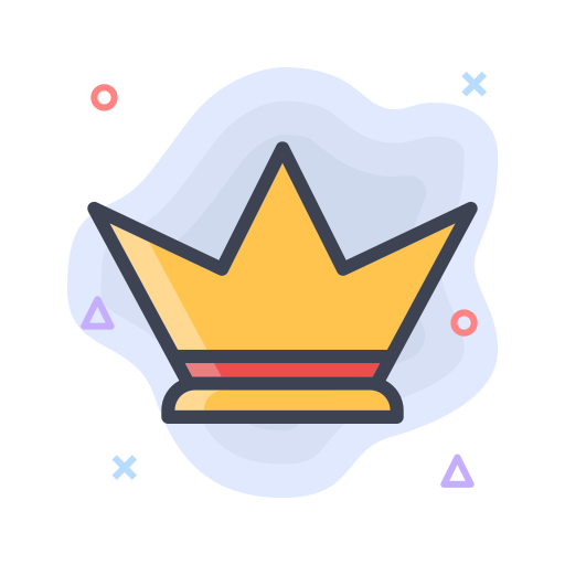 왕관 Generic color lineal-color icon