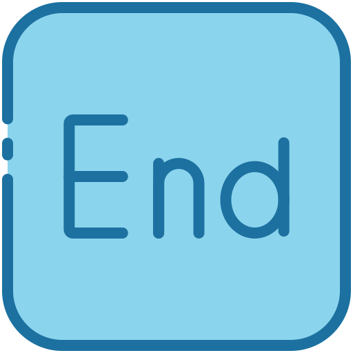 End Generic color lineal-color icon