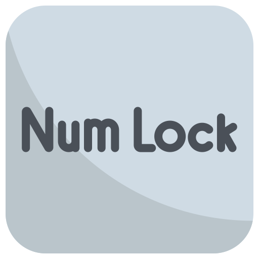 num lock Generic color fill иконка