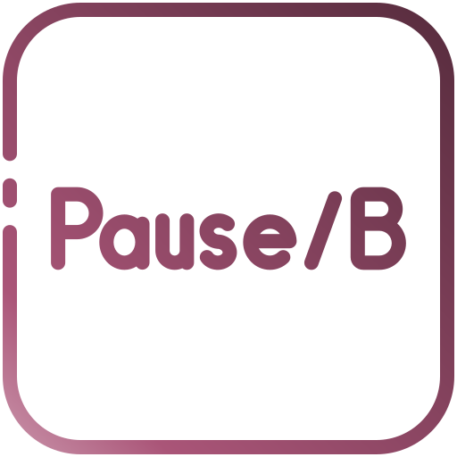 Pause break Generic gradient outline icon