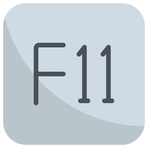 f11 Generic color fill icono