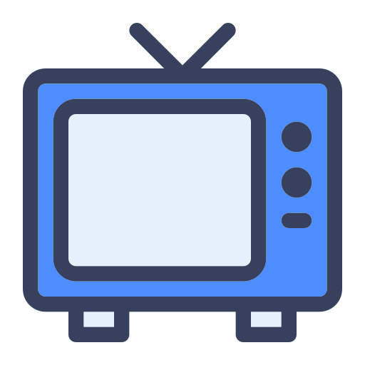 televisión Generic color lineal-color icono
