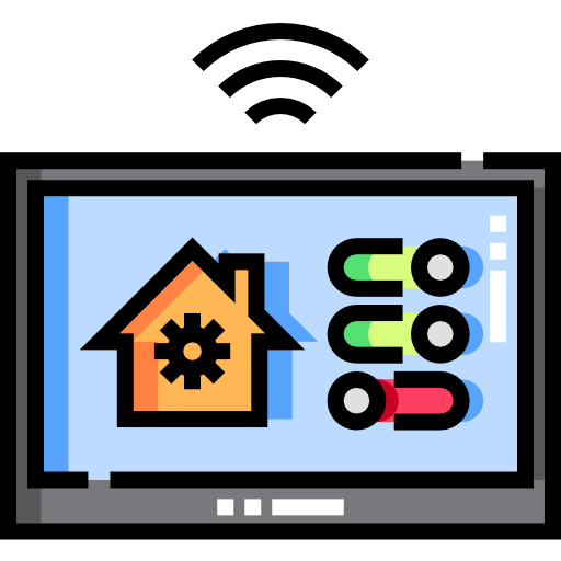 automatización del hogar Detailed Straight Lineal color icono