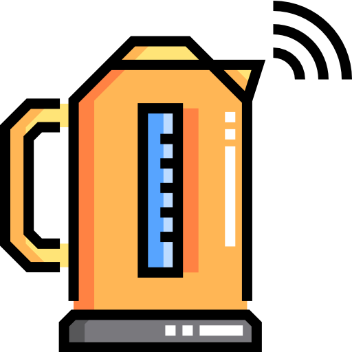 Kettle Detailed Straight Lineal color icon