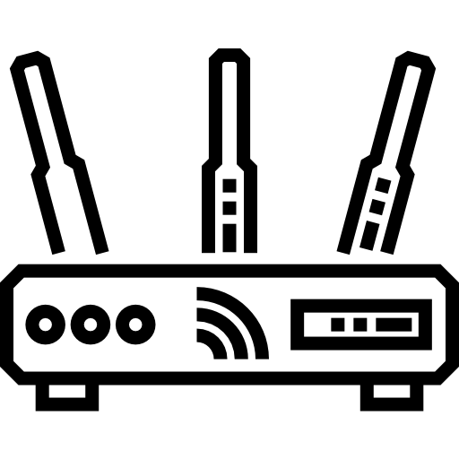 ルーター Detailed Straight Lineal icon