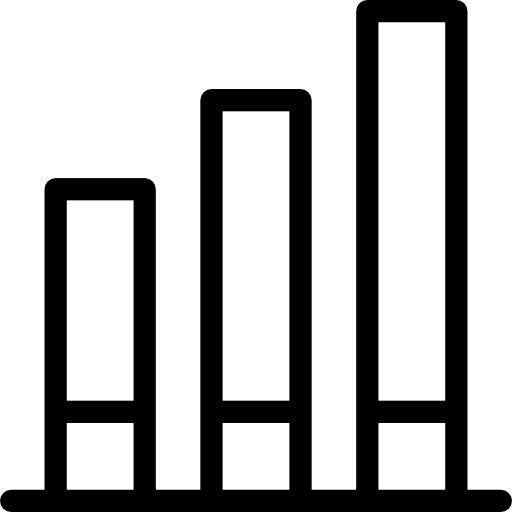 막대 차트 Vitaliy Gorbachev Lineal icon