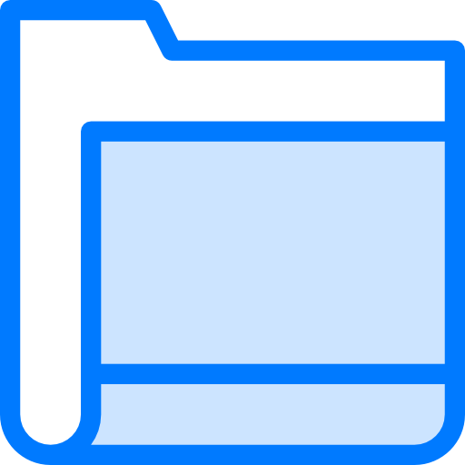 Folder Vitaliy Gorbachev Blue icon