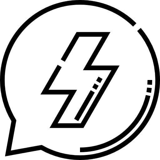 チャット Detailed Straight Lineal icon