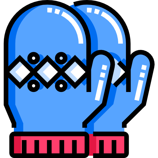 rękawiczka Detailed Straight Lineal color ikona
