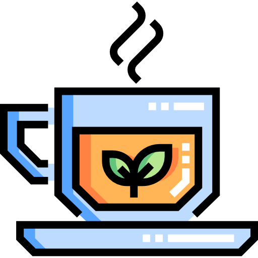 Hot tea Detailed Straight Lineal color icon