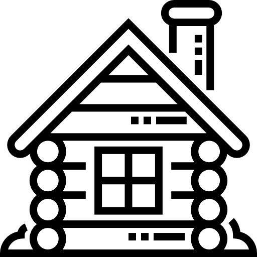 キャビン Detailed Straight Lineal icon