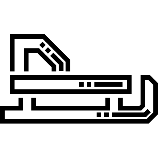 slitta Detailed Straight Lineal icona