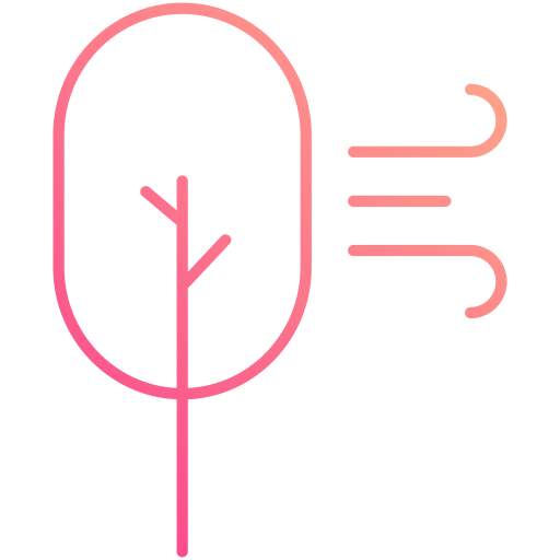 Árbol Generic gradient outline icono
