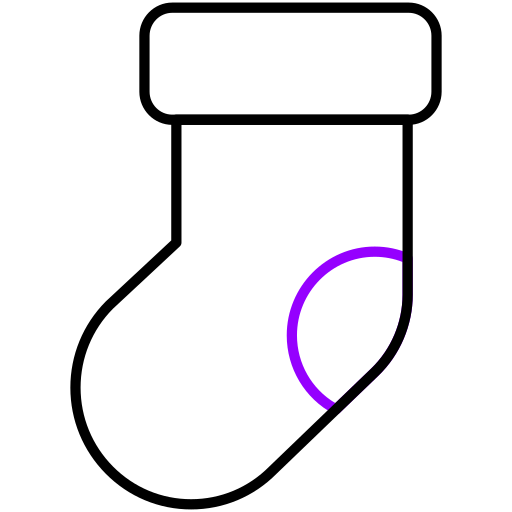 양말 Generic color outline icon