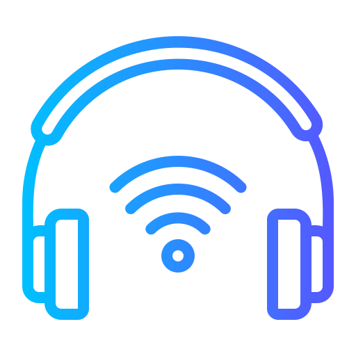 Headphone Generic gradient outline icon