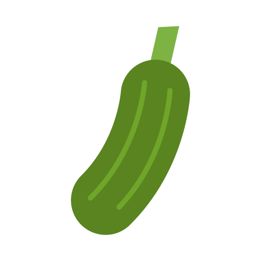 Zucchini Generic color fill icon