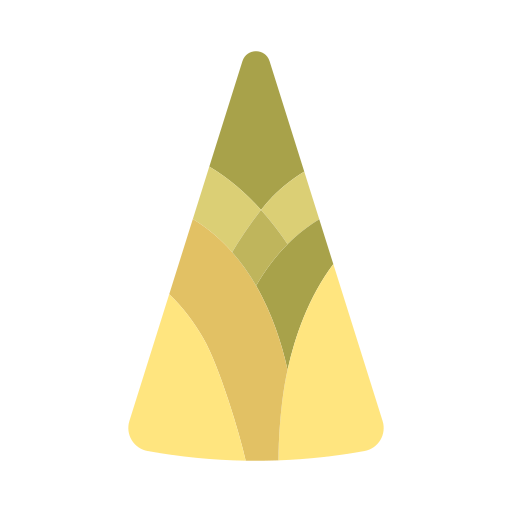brotes de bambú Generic color fill icono