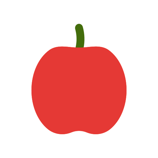 Яблоки Generic color fill иконка