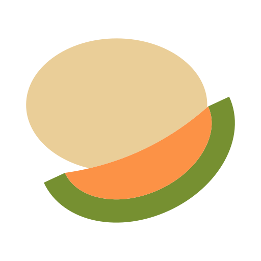 Cantaloupe Generic color fill icon