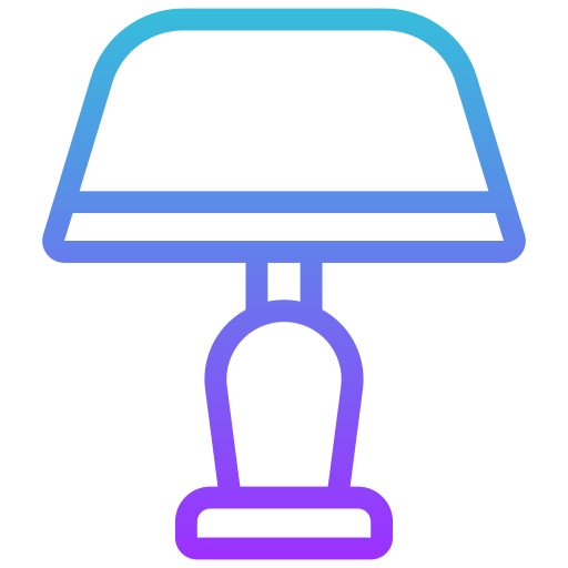 lámpara de noche Generic gradient outline icono