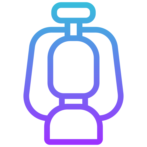 lámpara de fuego Generic gradient outline icono