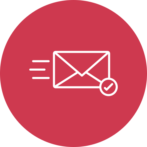 e-mail gesendet Generic color fill icon