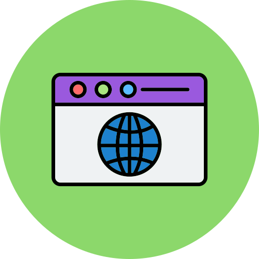 Web browser Generic color lineal-color icon
