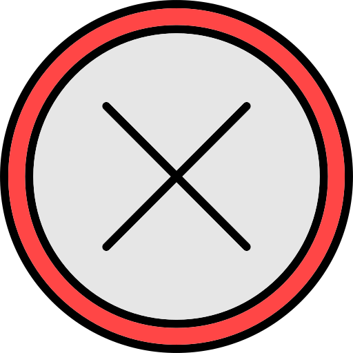 クロス Generic color lineal-color icon