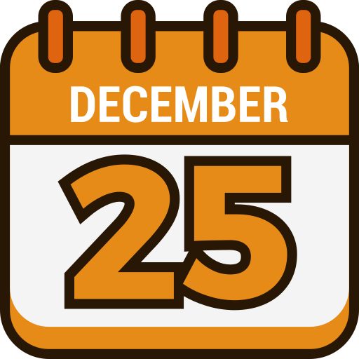 25. dezember Generic color lineal-color icon