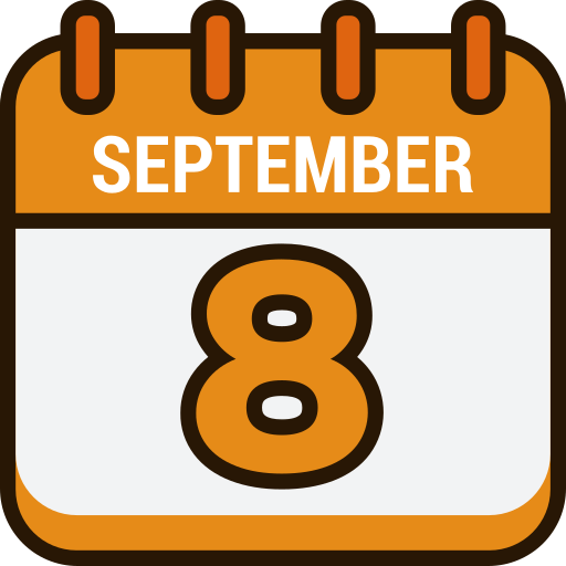 8. september Generic color lineal-color icon