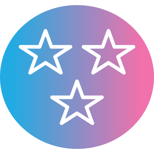 Rating stars Generic gradient fill icon