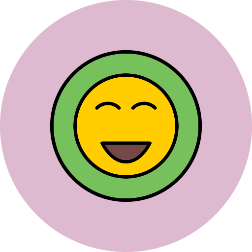 笑顔 Generic color lineal-color icon
