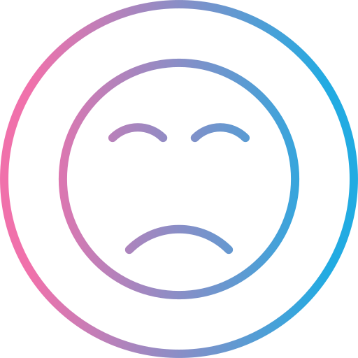 Sad face Generic gradient outline icon