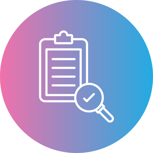 auditoría Generic gradient fill icono