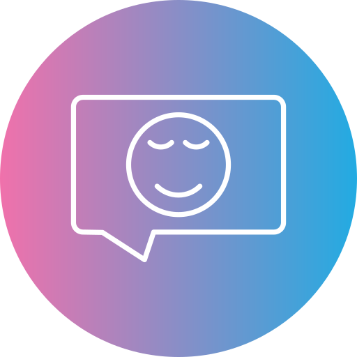 Positive review Generic gradient fill icon