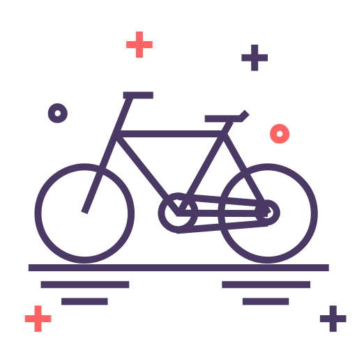 bicicleta Generic outline icono